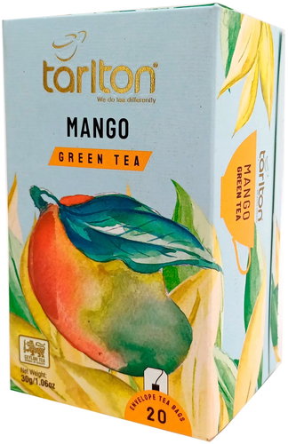 Tarlton Green Mango wrapper 20 × 1,5 g - Tea - Main image