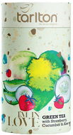 Tarlton Green Love Strawberry, Cucumber & Aloe vera papír 100 g - Čaj