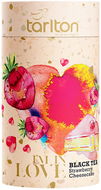 Tarlton Black Love Strawberry Cheesecake papír 100 g - Čaj