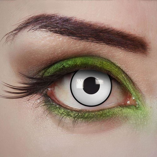 GUIRCA Halloween contact lenses - white with black stripe Main image GUIRCA Halloween contact lenses - white with black stripe - Contact Lenses - Main image