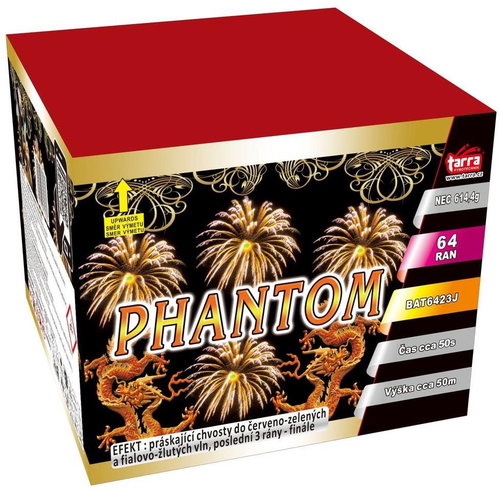 Tarra Fireworks - Battery of phantom launchers 64 shots - Fireworks - Main image