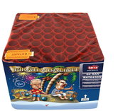 Tarra Fireworks - Battery of Pirates in a pack - 64 shots - Fireworks