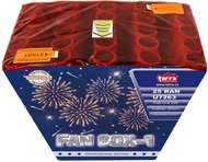 Tarra Fireworks - battery of ejectors fan box 1 - 25 shots - Fireworks