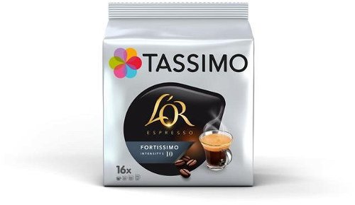 L'OR Espresso Fortissimo, 24 cápsulas, TASSIMO