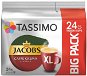 Coffee Capsules TASSIMO Jacobs Caffe Crema Classico XL 24 porcí - Kávové kapsle