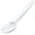 Plastic spoon 18.5 cm, reusable, white - 50 pcs
