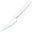 Plastic knife 18.5 cm, reusable, white - 50 pcs