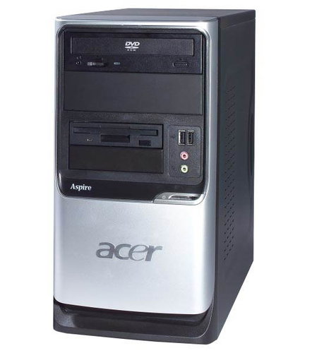 Acer Aspire T660/ P-D 620/ AX1300/ 1GB/ SATA 250GB 7.2k/ DVD±RW +DL/ 9v1/ XP Ho - - - Main image