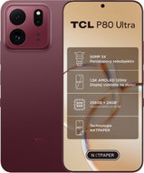 TCL P80 Ultra 8GB/512GB Burgundy - Mobile Phone