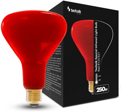 Technik R125, E27, 250W - Infrared Light Bulb - Main image