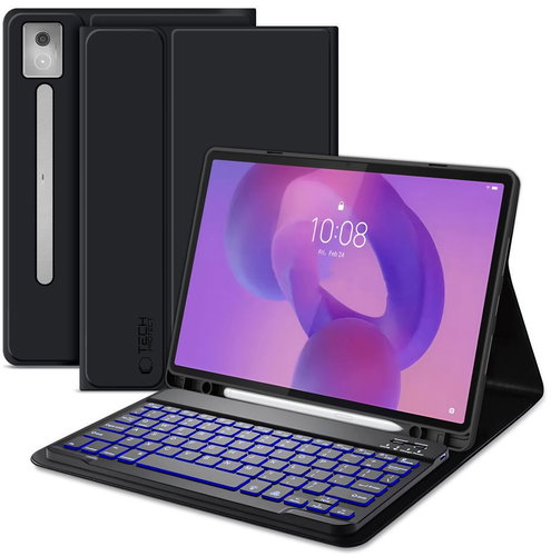 Tech-Protect SC Pen Keyboard Case for Lenovo Idea Tab Pro / Pro MT 12.7'', Black - Tablet Case With Keyboard - Main image