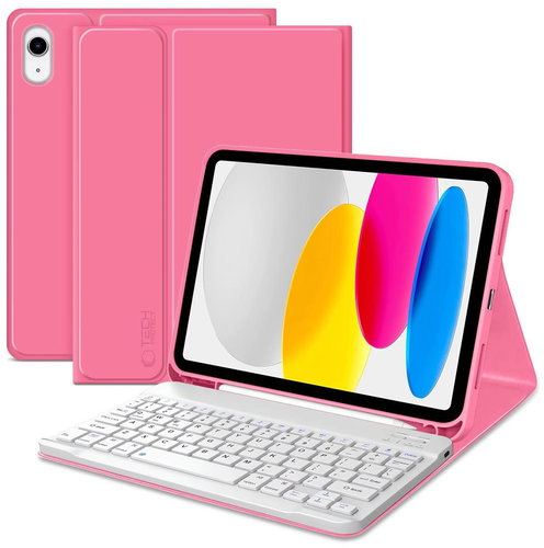 Tech-Protect Keyboard pouzdro s klávesnicí na iPad 10.9'' 10gen 2022 / 11'' 11gen 2025, růžové - Pouzdro na tablet s klávesnicí - Hlavní obrázek