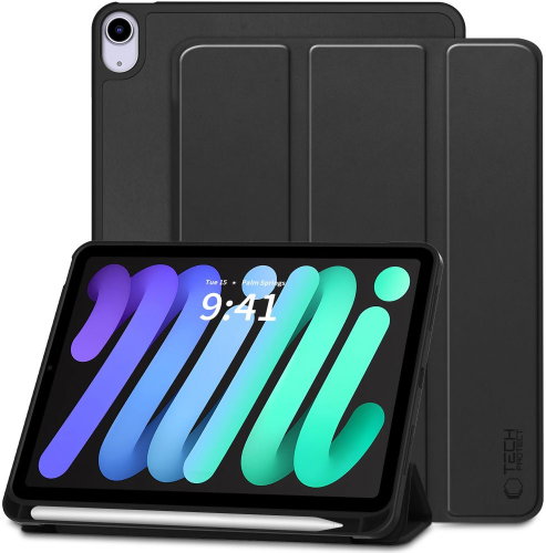 Tech-Protect SC Pen Case for iPad mini 8.3'' 6-7th Gen 2021-2024, Black - Tablet cover - Main image