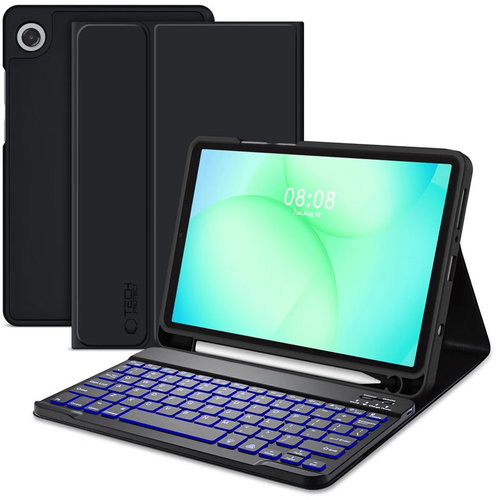 Tech-Protect SC Pen Keyboard case with keyboard for Samsung Galaxy Tab A9 / A11 8.7'', black - Tablet Case With Keyboard - Main image