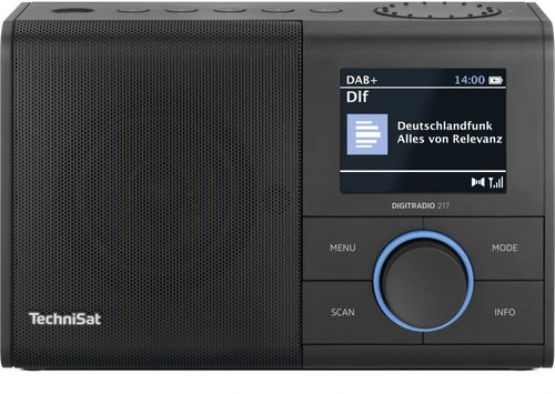 TechniSat DAB+ / FM Digitradio 217, black - Rádió - Fő fotó