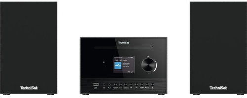 TechniSat Stereo-HiFi-Anlage FM/DAB+/BT und Internetradio Classic 800 IR, schwarz - Radio - Hauptbild