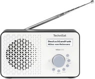TechniSat Radio receiver DAB+/FM Viola 200, white/black - Radio