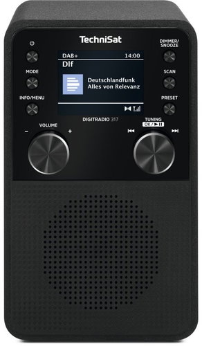 TechniSat Digitradio 317, black - Radio - Main image