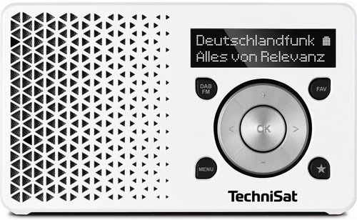 TechniSat Digitradio 1, white/silver - Radio - Main image