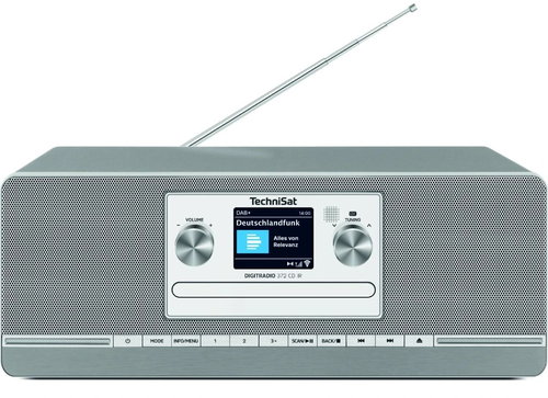 TechniSat Digitradio 372 CD IR, silver - Radio - Main image