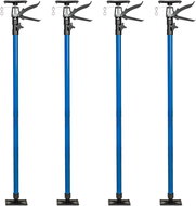 Tectake 4 Telescopic ceiling supports 115 - 290 cm - blue - Construction Support