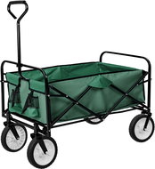 TecTake Garden trolley foldable, green - Garden Cart