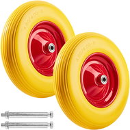 TecTake Rubber wheels for trolley, 2 pcs - Spare Part