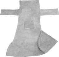 Tectake Deka s rukávy, 180×150 cm, šedá - Deka
