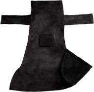 Tectake 2 Deky s rukávy, 200×170 cm,černá - Deka