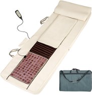 Masážny matrac Shiatsu s vyhrievacou nefritovou poduškou béžová - Masážny prístroj