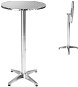 Barový stůl Barový stolek hliníkový 60 cm, nožička 5,8 cm skládací - Barový stůl