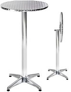 Barový stůl Barový stolek hliníkový 60 cm, nožička 6,5 cm skládací - Barový stůl