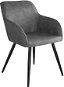 Židle Marilyn Stoff, šedo, černá - Jídelní židle