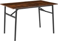 Jedálenský stôl Swansea Industrial tmavé drevo - Jedálenský stôl
