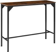Barový stůl Kerry Industrial tmavé dřevo - Barový stůl