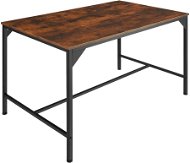 Jedálenský stôl Belfast Industrial tmavé drevo - Jedálenský stôl