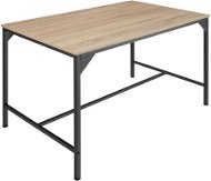 Jedálenský stôl Belfast Industrial svetlé drevo, dub Sonoma - Jedálenský stôl