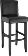 Barová stolička drevená čierna - Barová stolička