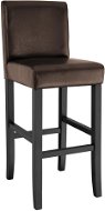 Barová židle dřevěná hnědá - Barová židle