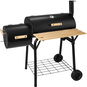 Multifunkční zahradní gril BBQ Smoker černý - Gril