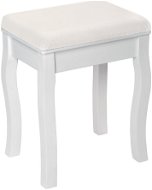 Toaletní stolička Barok bílá - Stolička