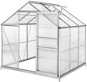 Polykarbonátový skleník s pozinkovanou základňou 190 × 185 × 195 cm - Skleník