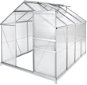 Polykarbonátový skleník s pozinkovanou základňou 250 × 185 × 195 cm - Skleník