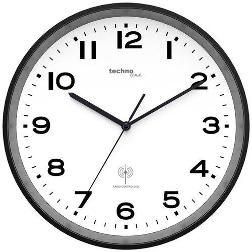 TechnoLine WT 8500 black - Wall Clock - Main image
