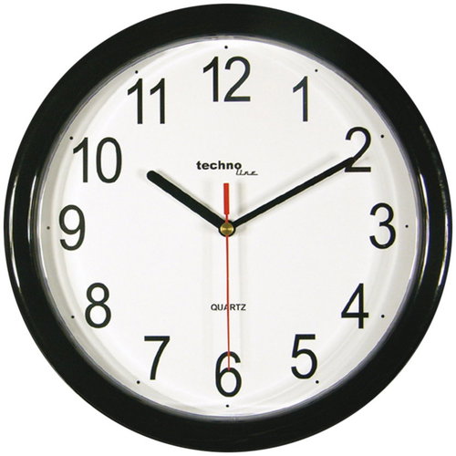 TechnoLine WT 600 black - Wall Clock - Main image