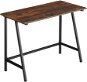 Tectake Psací stůl Newton 100×50×77cm, Industrial tmavé dřevo - Psací stůl