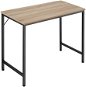 Tectake Psací stůl Jenkins, Industrial světlé dřevo, dub Sonoma,80 cm - Psací stůl