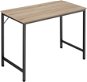 Tectake Písací stôl Jenkins, Industrial svetlé drevo, dub Sonoma,100 cm - Písací stôl
