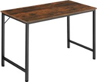 Tectake Písací stôl Jenkins, Industrial tmavé drevo,120 cm - Písací stôl