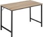 Tectake Písací stôl Jenkins, Industrial svetlé drevo, dub Sonoma,120 cm - Písací stôl